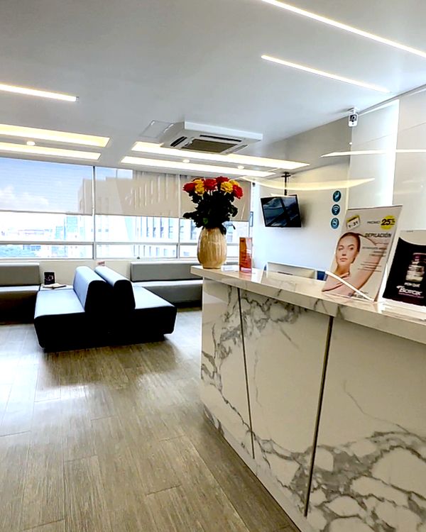 Recepción del consultorio